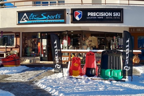 Photo du magasin Precision Ski Alti'Sports à Valberg