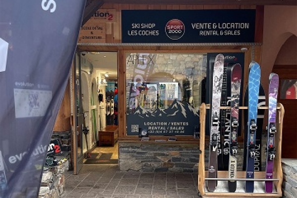 Photo du magasin Ski Shop Les Coches à La Plagne Les Coches